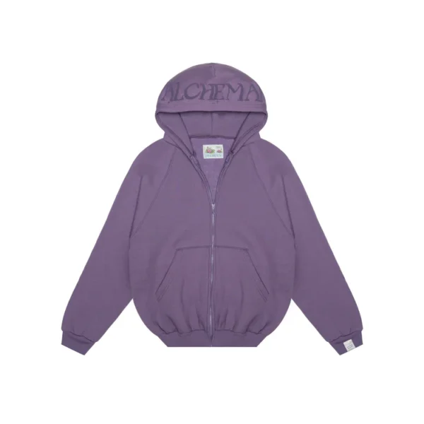 Alchemai Zip-Up Purple Hoodie