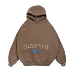 Alchemai Pullover Brown Hoodie